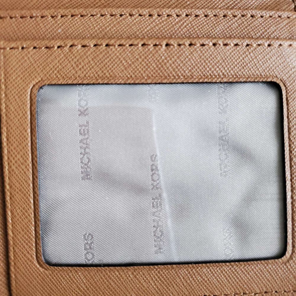 Michael Kors Tan Leather Wallet - Picture 12 of 12